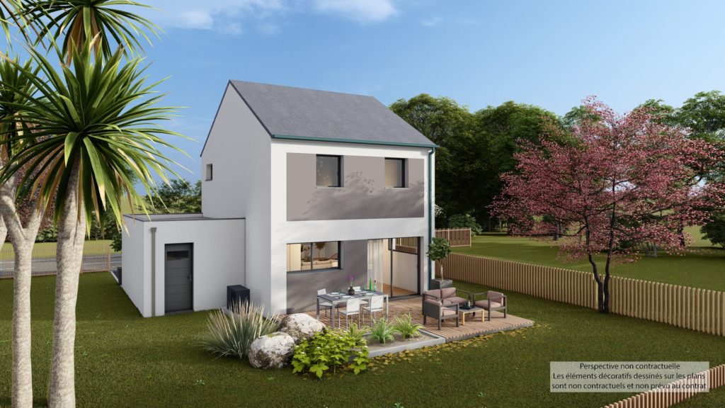Maison+Terrain de 4 pièces avec 3 chambres à Goven 35580 – 226200 € - JOMA-26-09-16-79