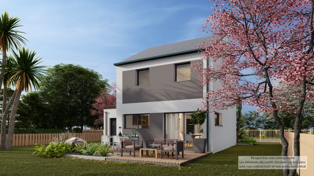 Maison+Terrain de 4 pièces avec 3 chambres à Goven 35580 – 226200 € - JOMA-26-09-16-79