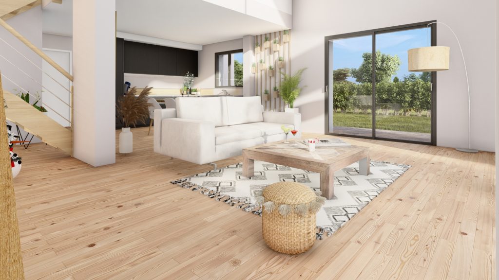 Maison+Terrain de 4 pièces avec 3 chambres à Breal-sous-Montfort 35310 – 317100 € - JOMA-26-10-09-14