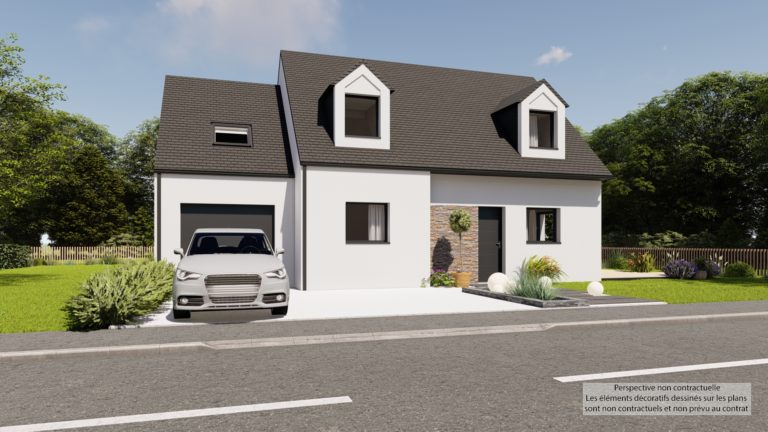 Maison+Terrain de 4 pièces avec 3 chambres à Saint-Meen-le-Grand 35290 – 264100 € - JOMA-26-10-09-23
