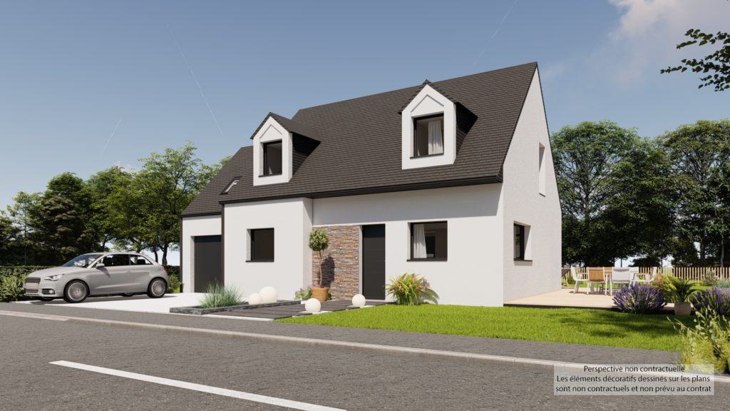 Maison+Terrain de 4 pièces avec 3 chambres à Saint-Meen-le-Grand 35290 – 264100 € - JOMA-26-10-09-23