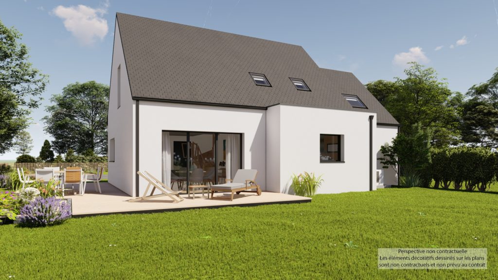 Maison+Terrain de 4 pièces avec 3 chambres à Saint-Meen-le-Grand 35290 – 264100 € - JOMA-26-10-09-23