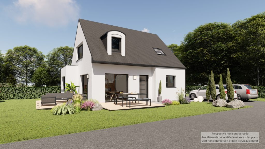 Maison+Terrain de 3 pièces avec 2 chambres à Chavagne 35310 – 253416 € - JOMA-26-10-13-51