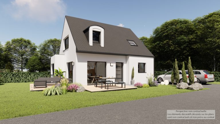Maison+Terrain de 3 pièces avec 2 chambres à Pleumeleuc 35137 – 299800 € - JOMA-26-10-13-41
