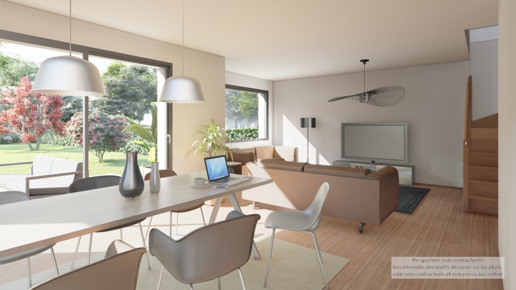 Maison+Terrain de 3 pièces avec 2 chambres à Chavagne 35310 – 253416 € - JOMA-26-10-13-51
