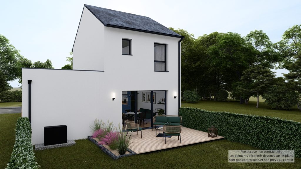 Maison+Terrain de 3 pièces avec 2 chambres à Saint-Meen-le-Grand 35290 – 192400 € - JOMA-26-09-16-114