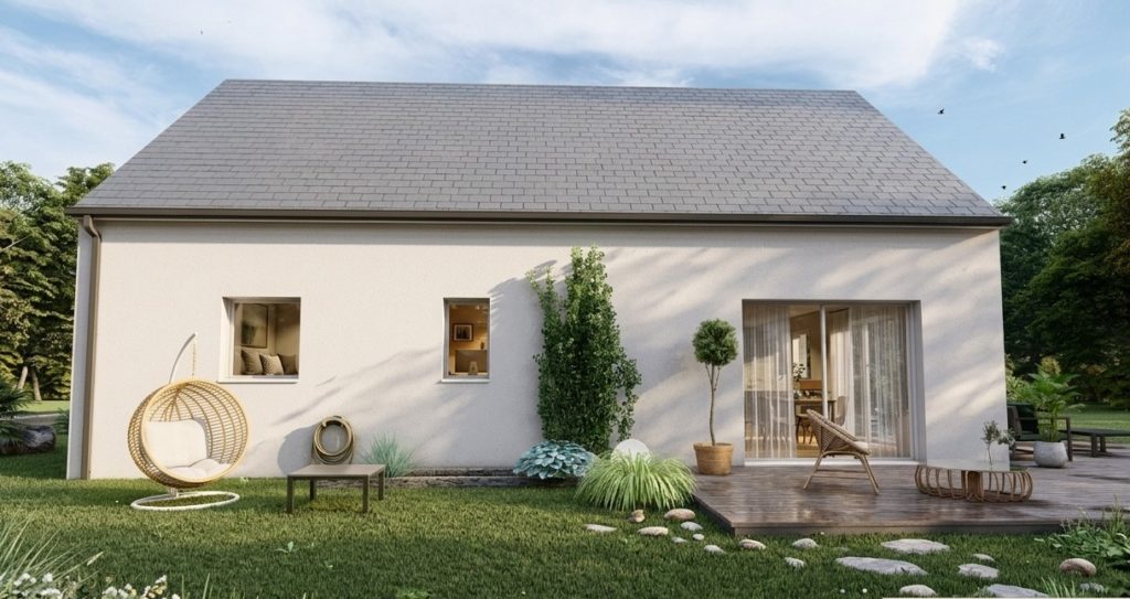 Maison+Terrain de 3 pièces avec 2 chambres à Pleumeleuc 35137 – 246700 € - JOMA-26-10-09-33