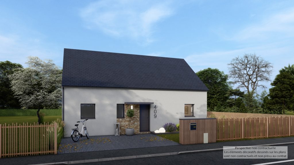 Maison+Terrain de 4 pièces avec 3 chambres à Chavagne 35310 – 226816 € - JOMA-26-10-13-50
