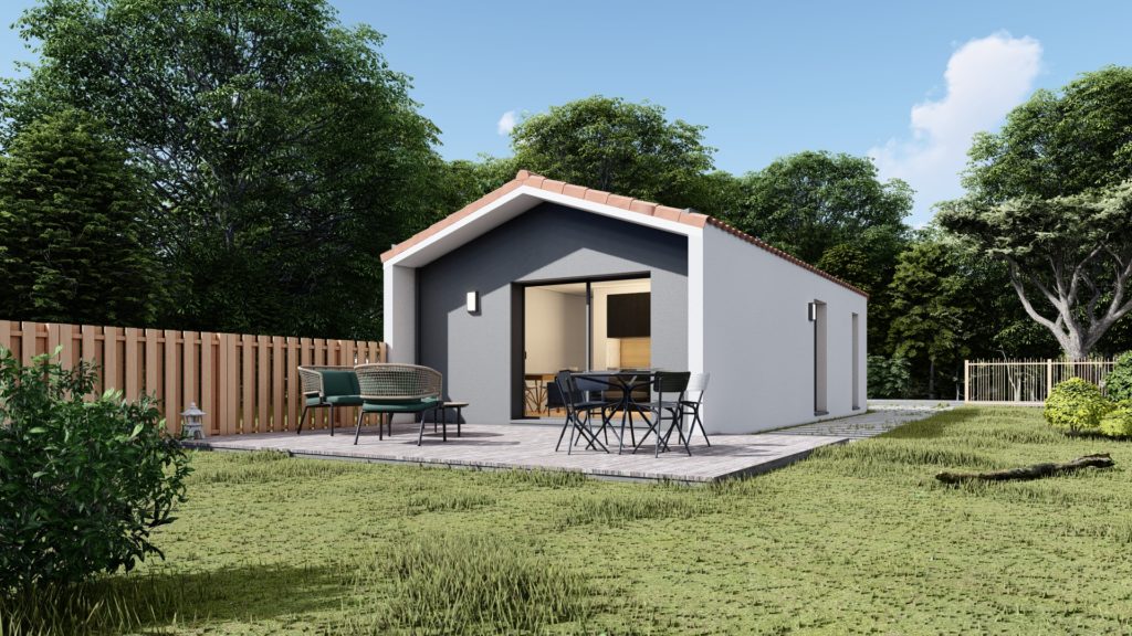 Maison+Terrain de 3 pièces avec 1 chambres à Semussac 17120 – 157500 € - OLNA-26-09-18-48