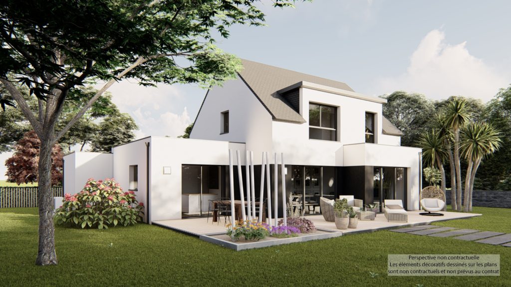 Maison+Terrain de 5 pièces avec 4 chambres à Goven 35580 – 342300 € - JOMA-26-10-09-38