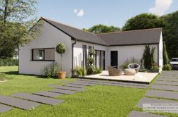 Maison+Terrain de 3 pièces avec 2 chambres à Montauban-de-Bretagne 35360 – 256500 € - JOMA-26-09-16-98