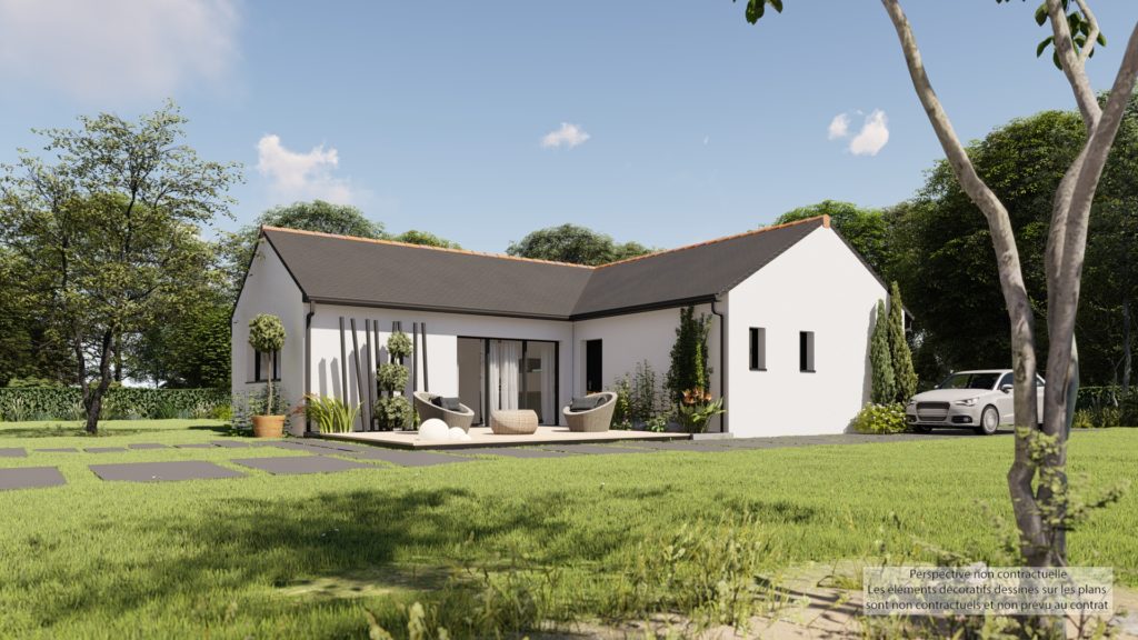 Maison+Terrain de 3 pièces avec 2 chambres à Montauban-de-Bretagne 35360 – 230900 € - JOMA-26-10-13-53