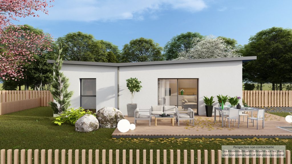 Maison+Terrain de 3 pièces avec 2 chambres à Tremeur 22250 – 147000 € - MASO-26-10-01-54