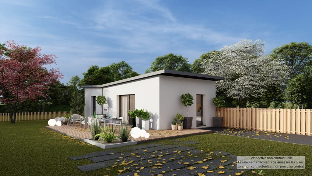 Maison+Terrain de 3 pièces avec 2 chambres à Tremeur 22250 – 147000 € - MASO-26-10-01-54