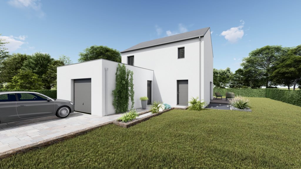 Maison+Terrain de 5 pièces avec 4 chambres à Romille 35850 – 369000 € - HHE-26-09-24-19