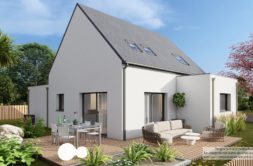 Maison+Terrain de 4 pièces avec 3 chambres à Brusvily 22100 – 250000 € - MASO-26-10-07-32