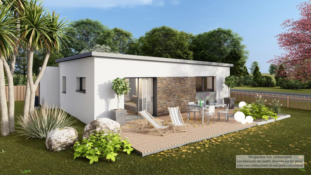 Maison+Terrain de 3 pièces avec 2 chambres à Trelivan 22100 – 226500 € - MASO-26-10-06-22