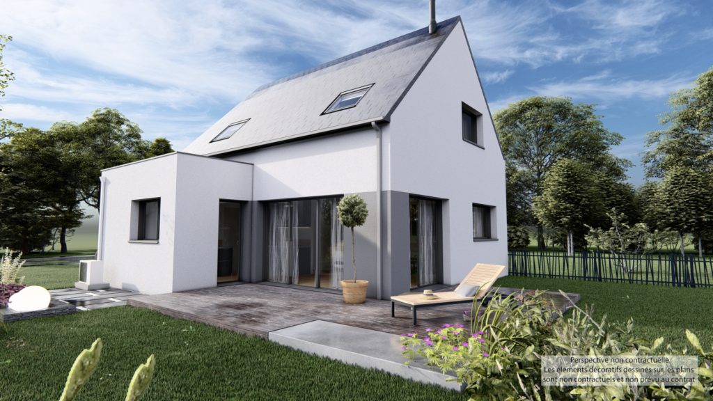 Maison+Terrain de 4 pièces avec 3 chambres à Trebedan 22980 – 223880 € - MASO-26-10-02-34