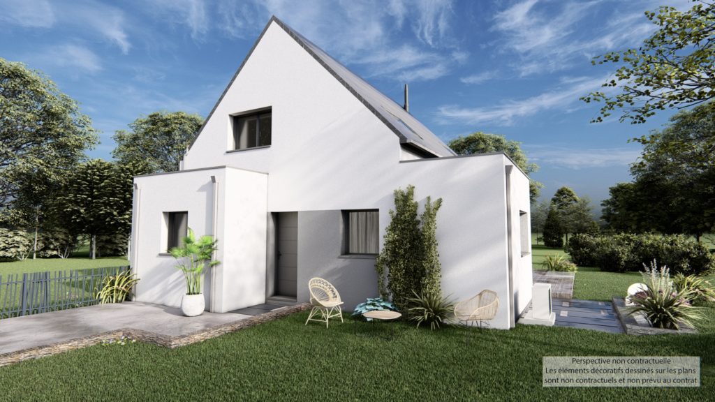 Maison+Terrain de 4 pièces avec 3 chambres à Trebedan 22980 – 223880 € - MASO-26-10-02-34