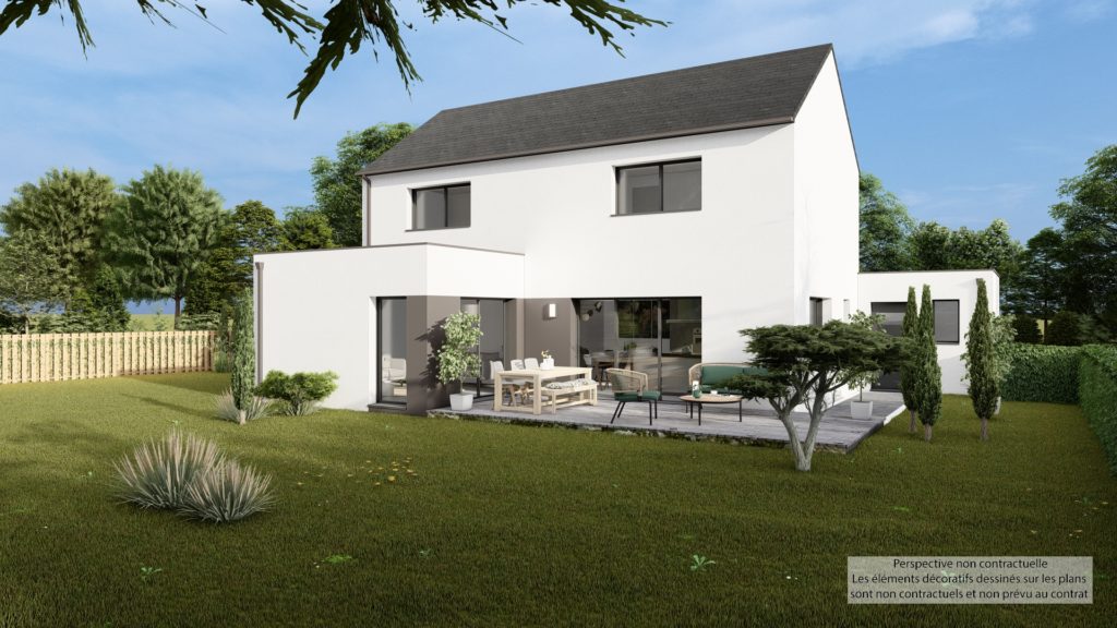 Maison+Terrain de 5 pièces avec 4 chambres à Le-Hingle 22100 – 424900 € - MASO-26-10-07-28
