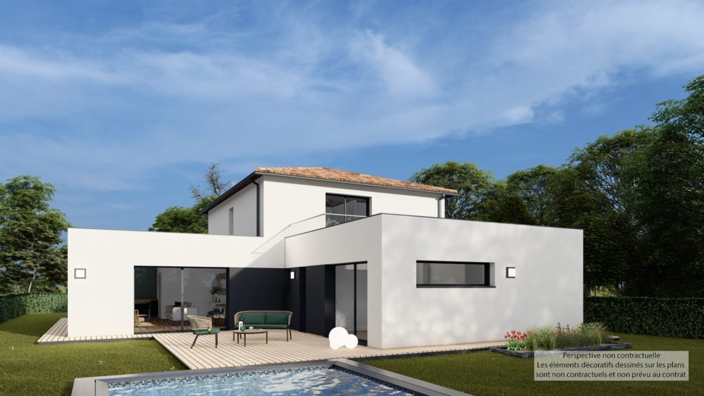 Maison+Terrain de 5 pièces avec 4 chambres à Quint-Fonsegrives 31130 – 487600 € - NIMA-26-10-02-8