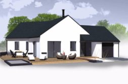 Maison+Terrain de 5 pièces avec 4 chambres à Dirinon 29460 – 290932 € - FGUE-26-10-22-144