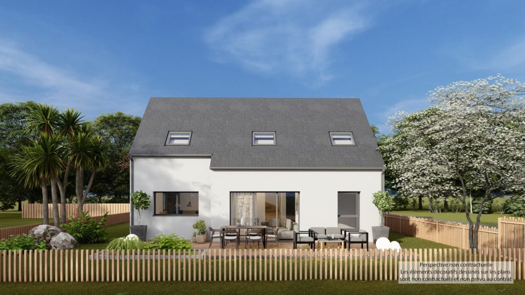 Maison+Terrain de 5 pièces avec 4 chambres à Lannion 22300 – 271457 € - BEGU-26-10-29-35