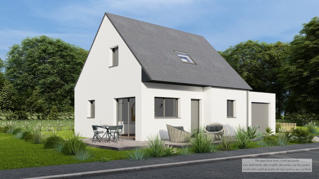 Maison+Terrain de 4 pièces avec 3 chambres à Coat-Meal 29870 – 278080 € - ETRE-26-10-22-58