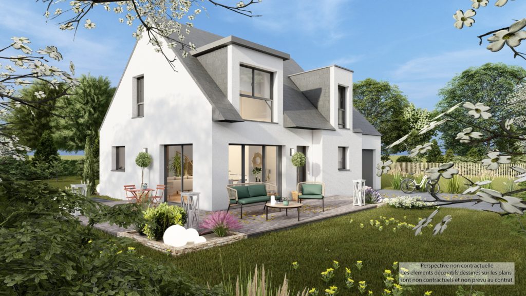 Maison+Terrain de 5 pièces avec 4 chambres à Plelan-le-Grand 35380 – 293124 € - JOMA-26-10-23-13