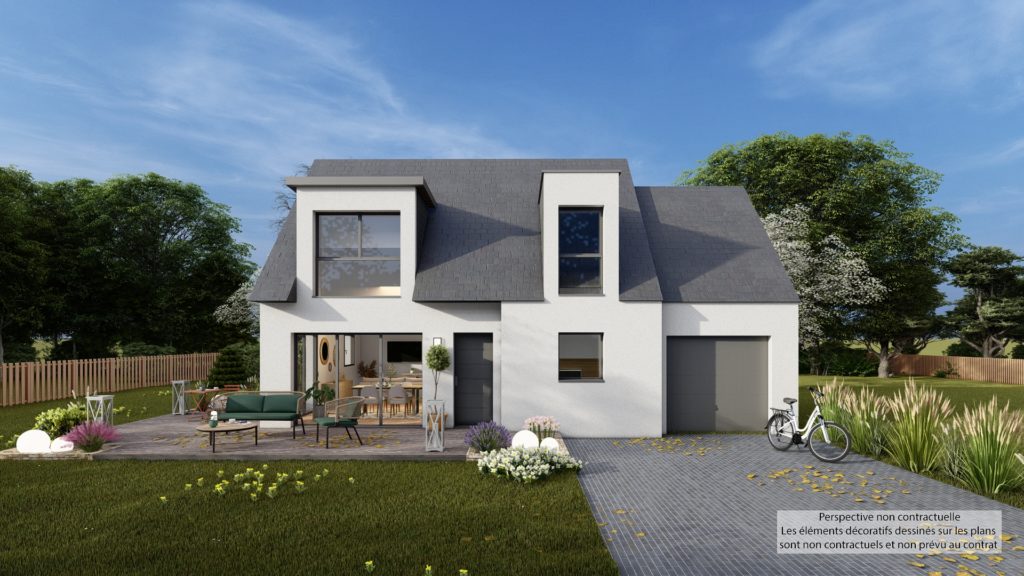Maison+Terrain de 5 pièces avec 4 chambres à Bobital 22100 – 283474 € - MASO-26-10-29-104