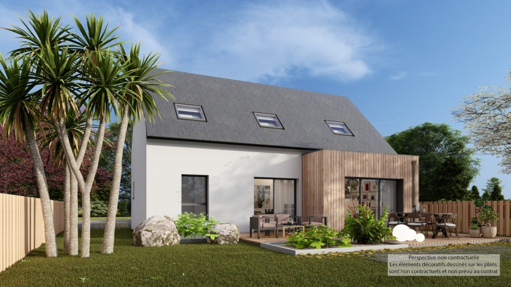 Maison+Terrain de 4 pièces avec 3 chambres à Hanvec 29460 – 376635 € - PG-26-10-22-287