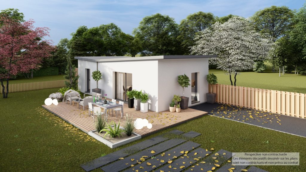 Maison+Terrain de 3 pièces avec 2 chambres à Hanvec 29460 – 280490 € - PG-26-10-22-125