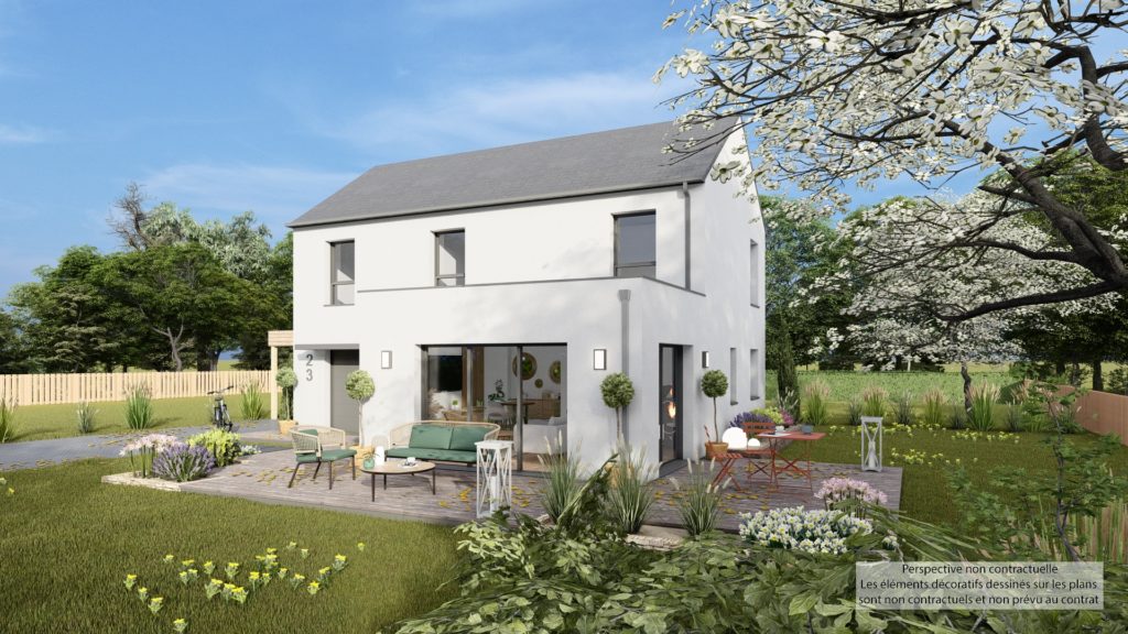 Maison+Terrain de 5 pièces avec 4 chambres à Clohars-Carnoet 29360 – 368818 € - LSE-26-10-22-118