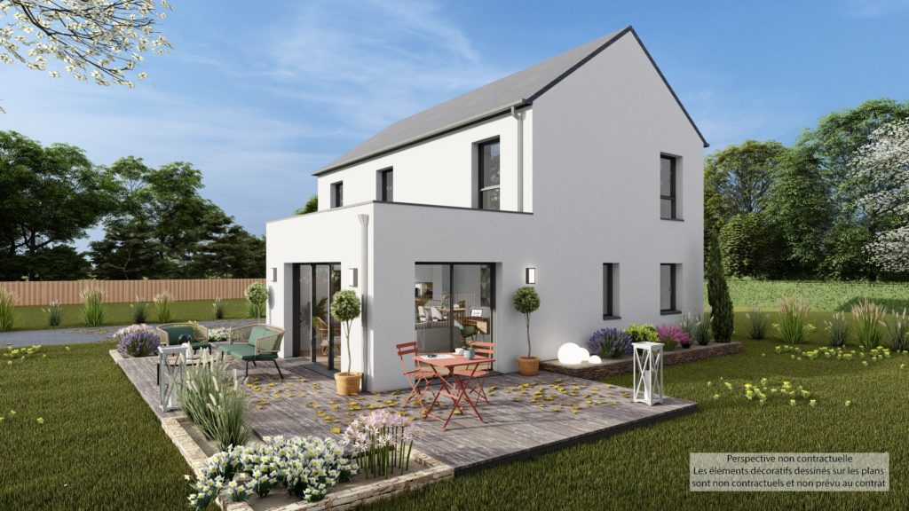 Maison+Terrain de 5 pièces avec 4 chambres à Clohars-Carnoet 29360 – 368818 € - LSE-26-10-22-118