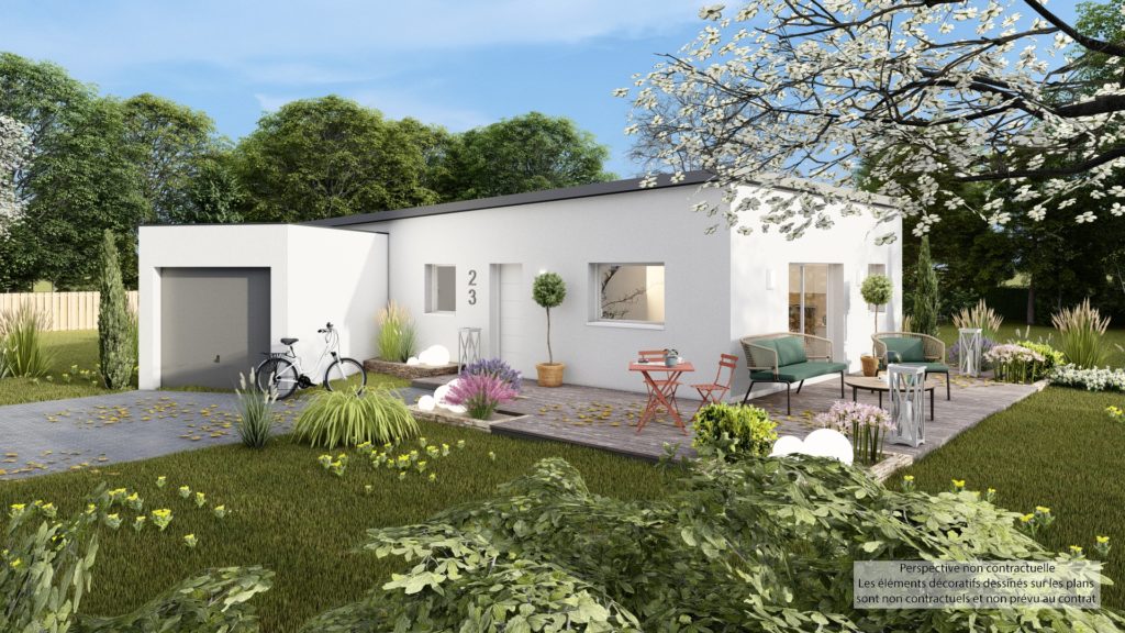 Maison+Terrain de 4 pièces avec 3 chambres à Garlan 29610 – 218412 € - SME-26-10-22-127
