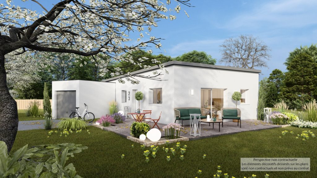 Maison+Terrain de 4 pièces avec 3 chambres à Garlan 29610 – 218412 € - SME-26-10-22-127