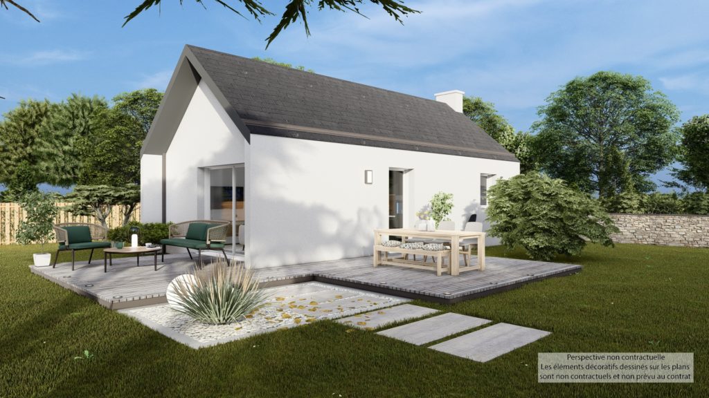 Maison+Terrain de 2 pièces avec 1 chambres à Riec-sur-Belon 29340 – 227306 € - LSE-26-10-22-93