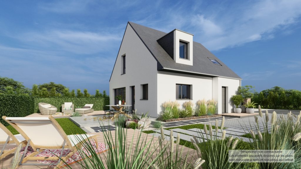 Maison+Terrain de 4 pièces avec 3 chambres à Rosporden 29140 – 285000 € - LPEC-26-10-22-1