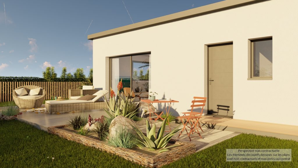 Maison+Terrain de 3 pièces avec 2 chambres à Plumelec 56420 – 195000 € - SYCO-26-10-22-144