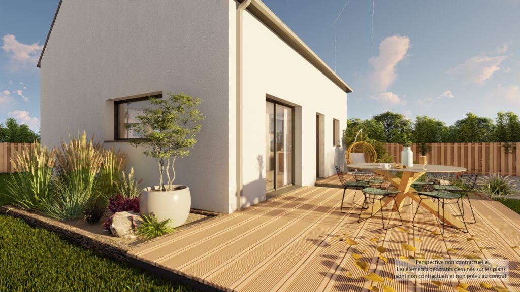 Maison+Terrain de 4 pièces avec 3 chambres à Lanvaudan 56240 – 218460 € - PIBO-26-10-25-1