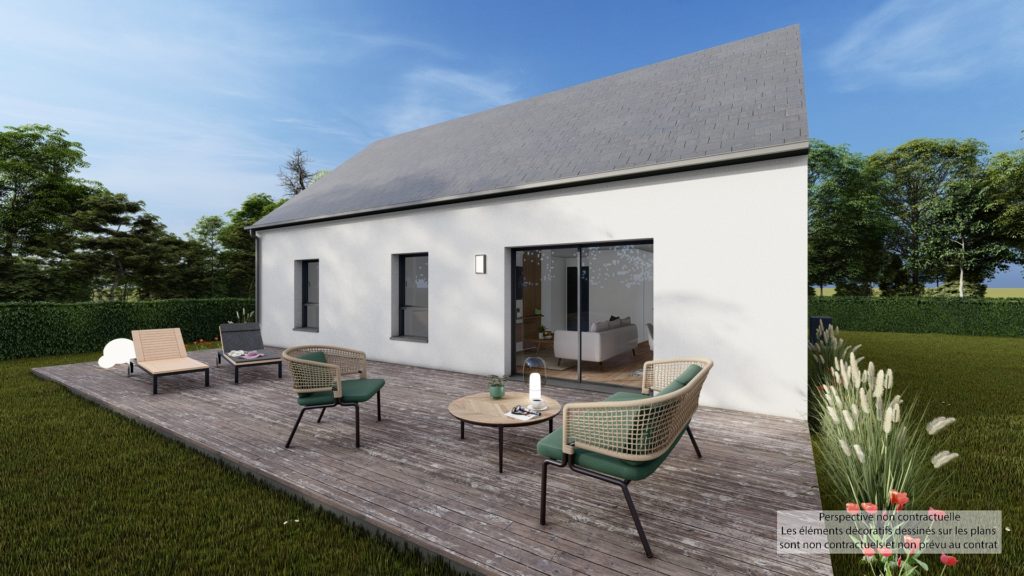 Maison+Terrain de 3 pièces avec 2 chambres à La-Chevroliere 44118 – 253981 € - DAJED-26-10-23-1