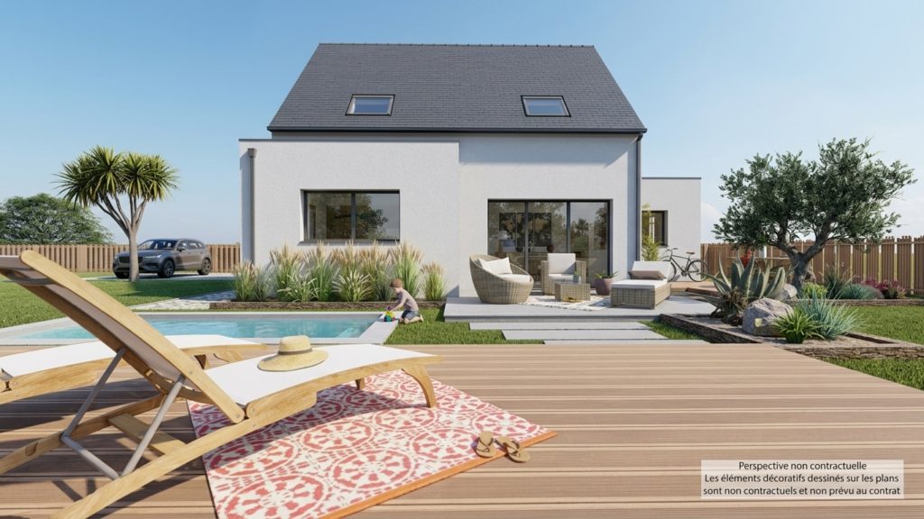 Maison+Terrain de 5 pièces avec 4 chambres à Le-Hingle 22100 – 283900 € - MASO-26-10-22-282