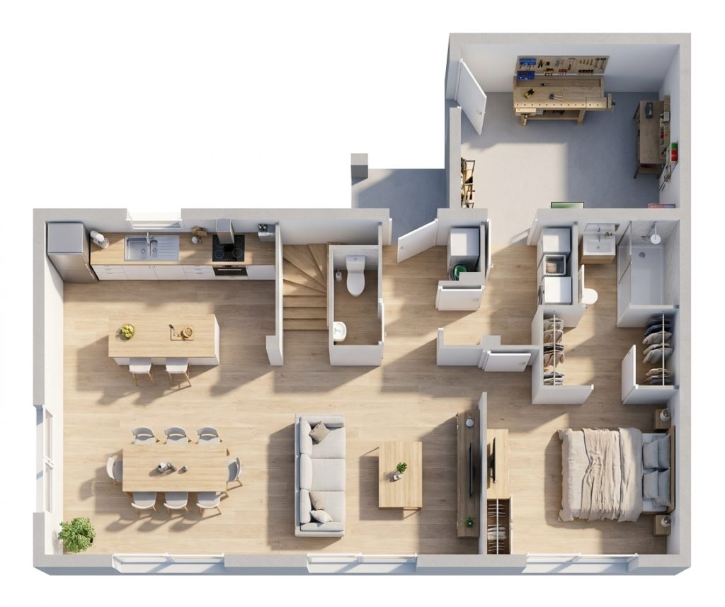 Maison+Terrain de 5 pièces avec 4 chambres à Cugnaux 31270 – 366582 € - EREV-26-10-22-9