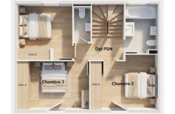 Maison+Terrain de 5 pièces avec 4 chambres à Landivisiau 29400 – 292682 € - SME-26-10-22-53