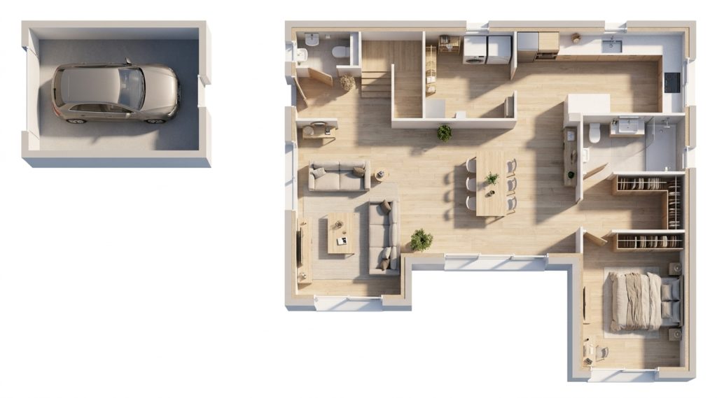 Maison+Terrain de 5 pièces avec 4 chambres à Auzeville-Tolosane 31320 – 455402 € - LOCA-26-10-25-4