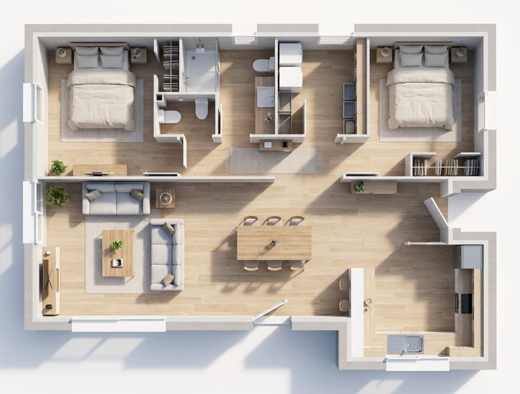Maison+Terrain de 3 pièces avec 2 chambres à Plougasnou 29630 – 230263 € - DM-26-10-22-78