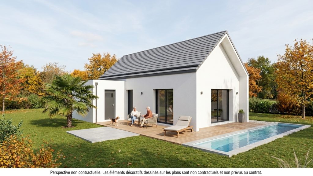 Maison+Terrain de 2 pièces avec 1 chambres à Saint-Guyomard 56460 – 192000 € - SYCO-26-10-23-7