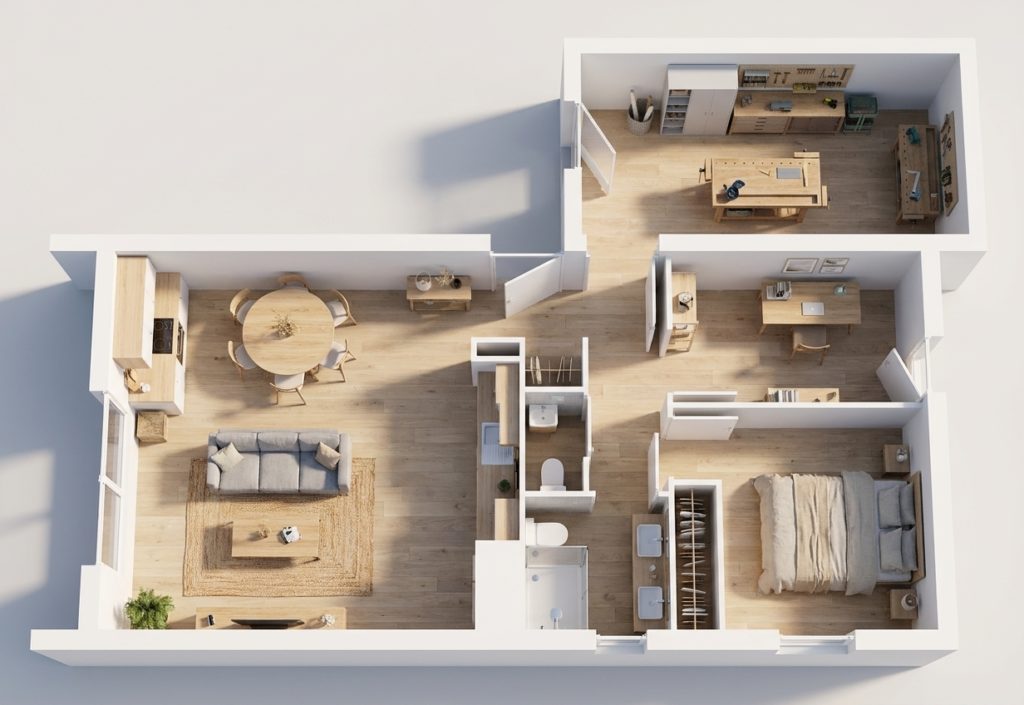 Maison+Terrain de 2 pièces avec 1 chambres à Saint-Guyomard 56460 – 192000 € - SYCO-26-10-23-7