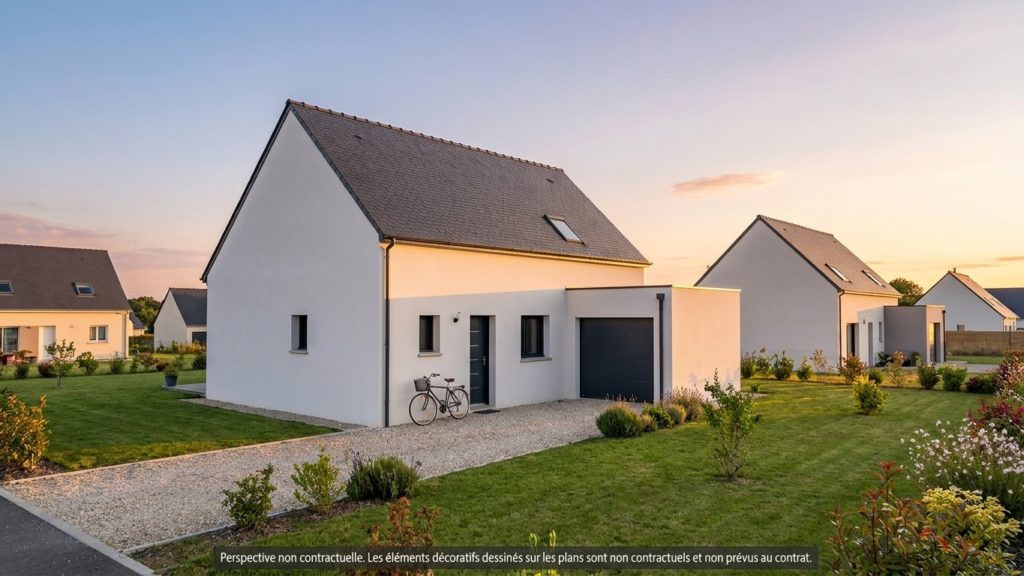 Maison+Terrain de 5 pièces avec 4 chambres à Lannion 22300 – 271457 € - BEGU-26-10-29-35