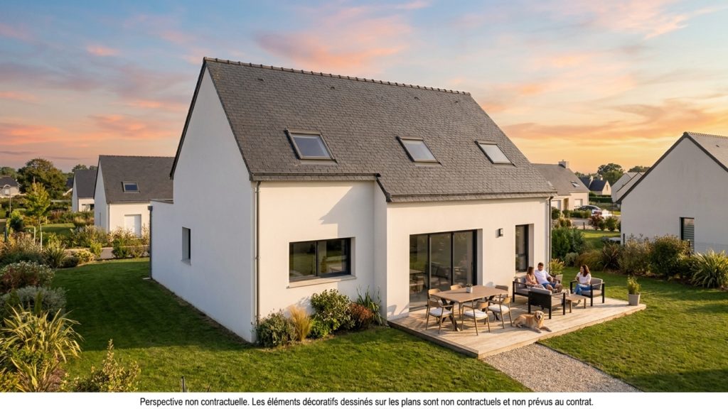 Maison+Terrain de 5 pièces avec 4 chambres à Lannion 22300 – 271457 € - BEGU-26-10-29-35